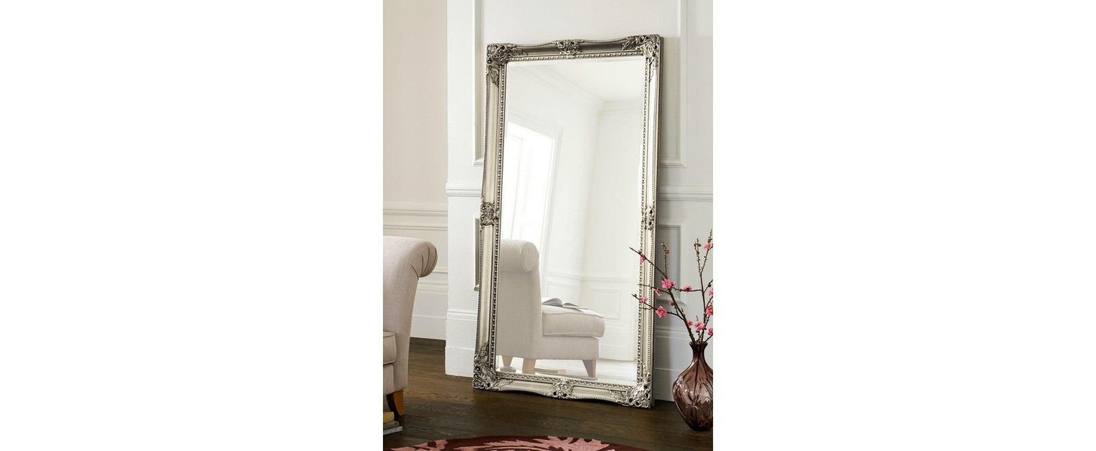 Silver Mirror Frames